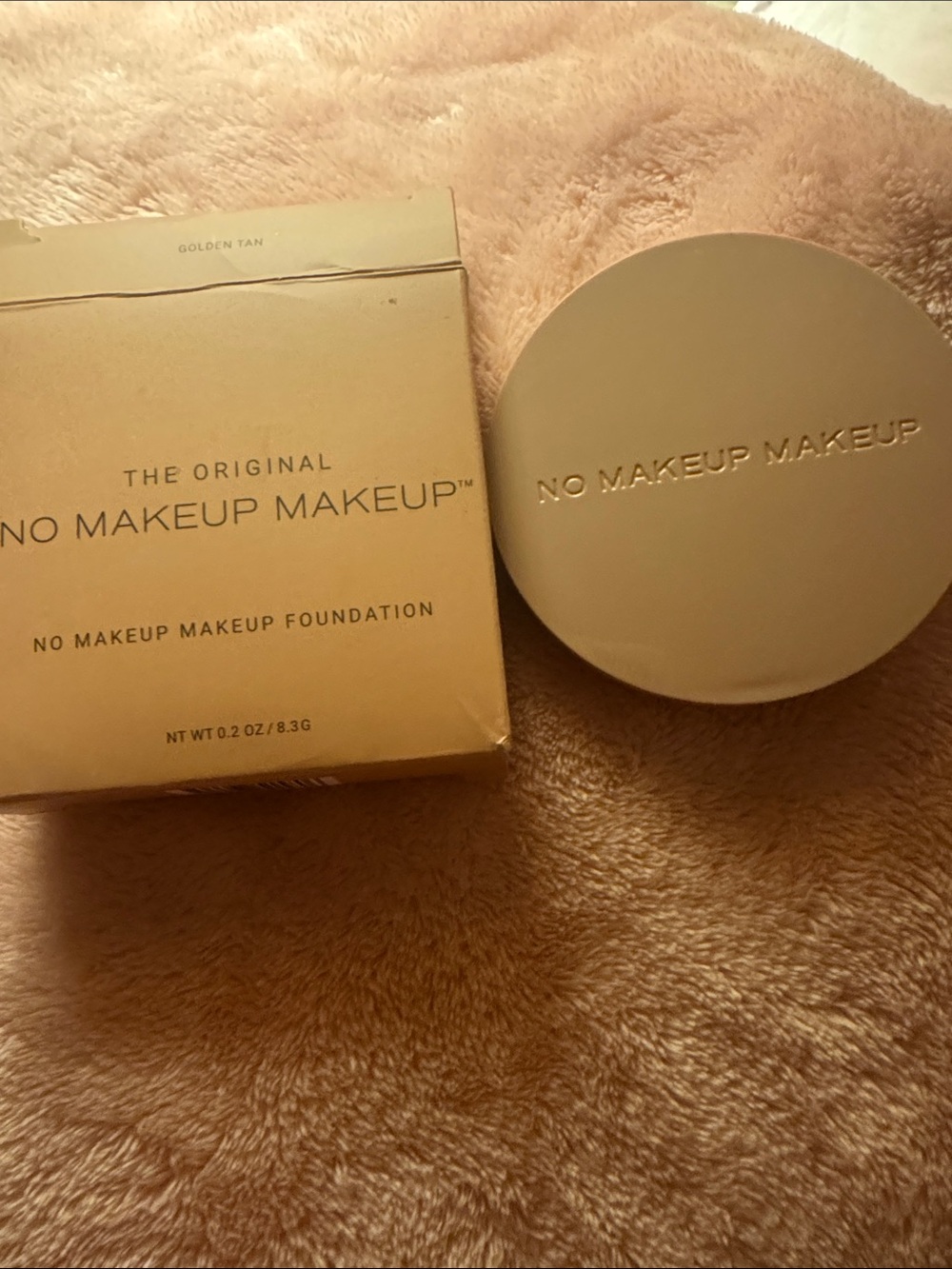 No make up make up/golden tan/damaged
